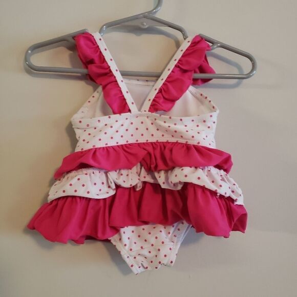 DISNEY MINNIE MOUSE ONE PIECE SWIMSUIT SIZE 0-3 M - Picture 3 of 4